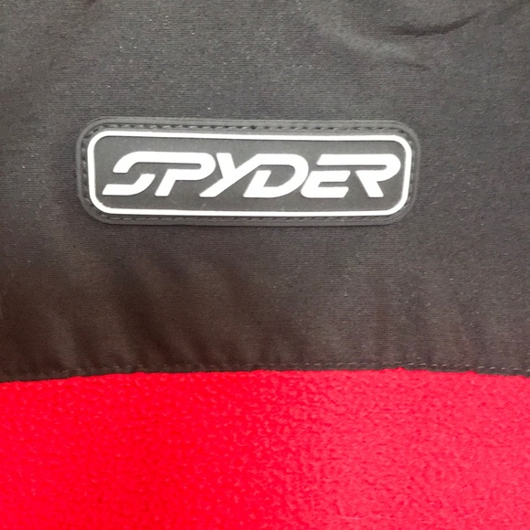 Kids Spyder fleece jacket. Size XL. - Picture 4 of 7